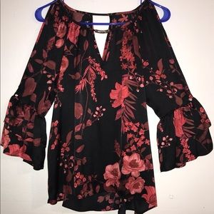 Flowered blouse